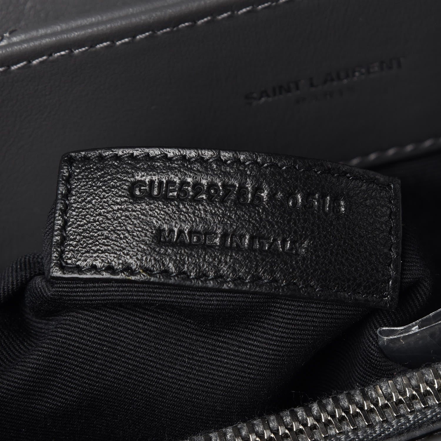 Saint Laurent Calfskin Y Quilted Monogram Medium Loulou Satchel Kaki Fonce 10 of 10