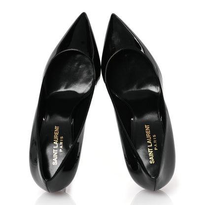 Saint Laurent Patent Opyum 85 Pumps 37 Black 2 of 12