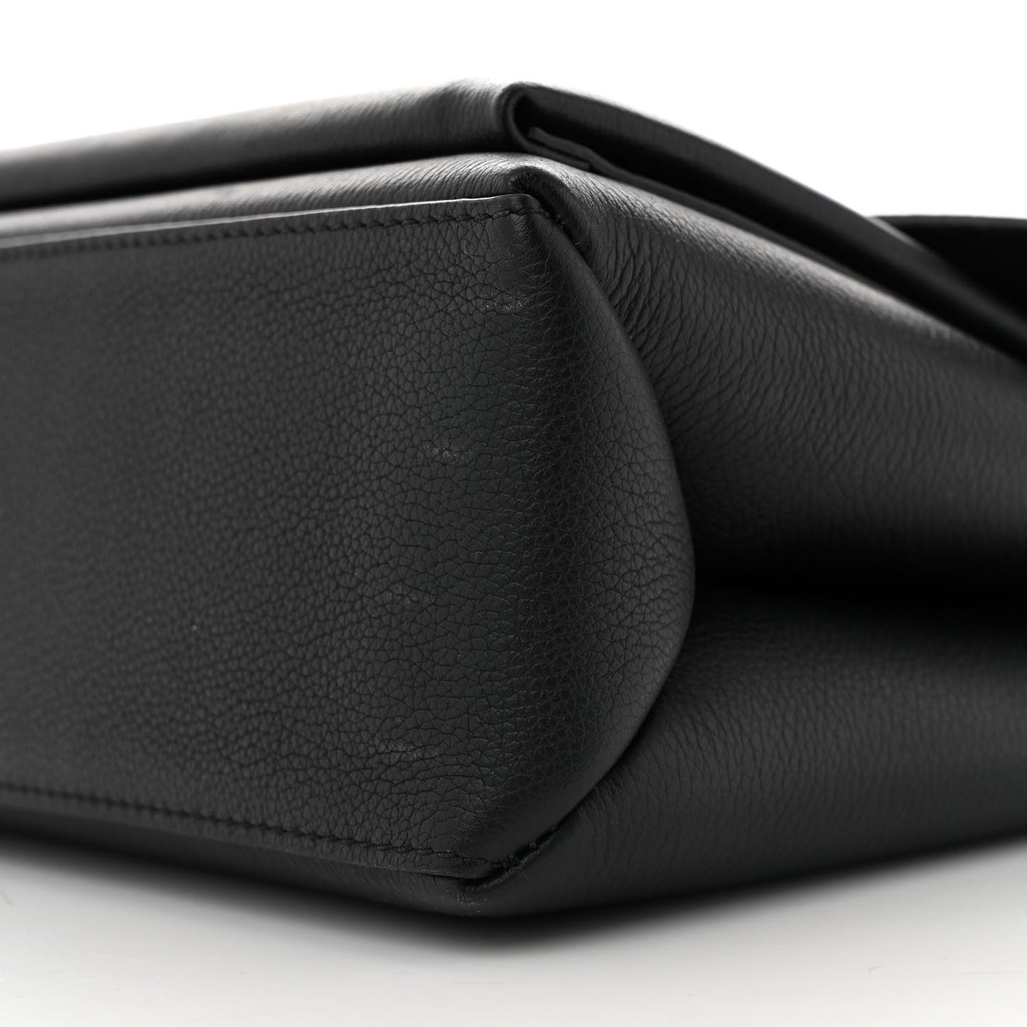 Soft Calfskin My Lockme Top Handle Black