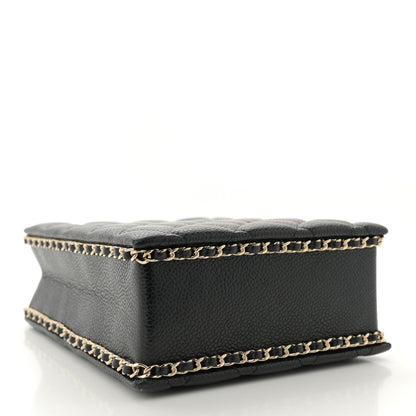 Chanel Caviar Quilted Evening Box Bag Black 4 of 10