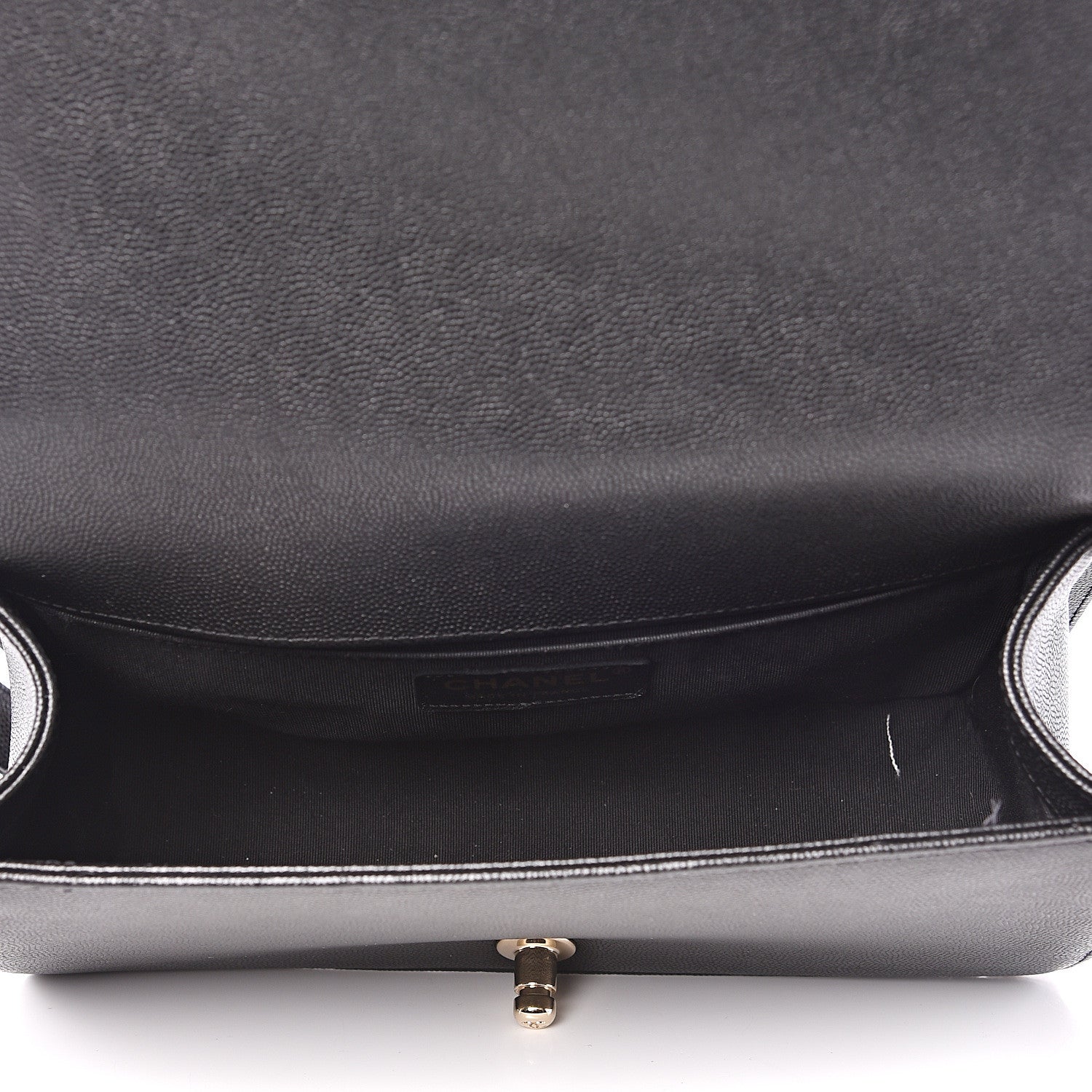 Chanel Caviar Quilted Medium Boy Flap Black 4 of 10