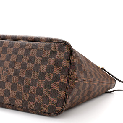 Louis Vuitton Damier Ebene Neo Neverfull MM Rose Ballerine 10 of 10