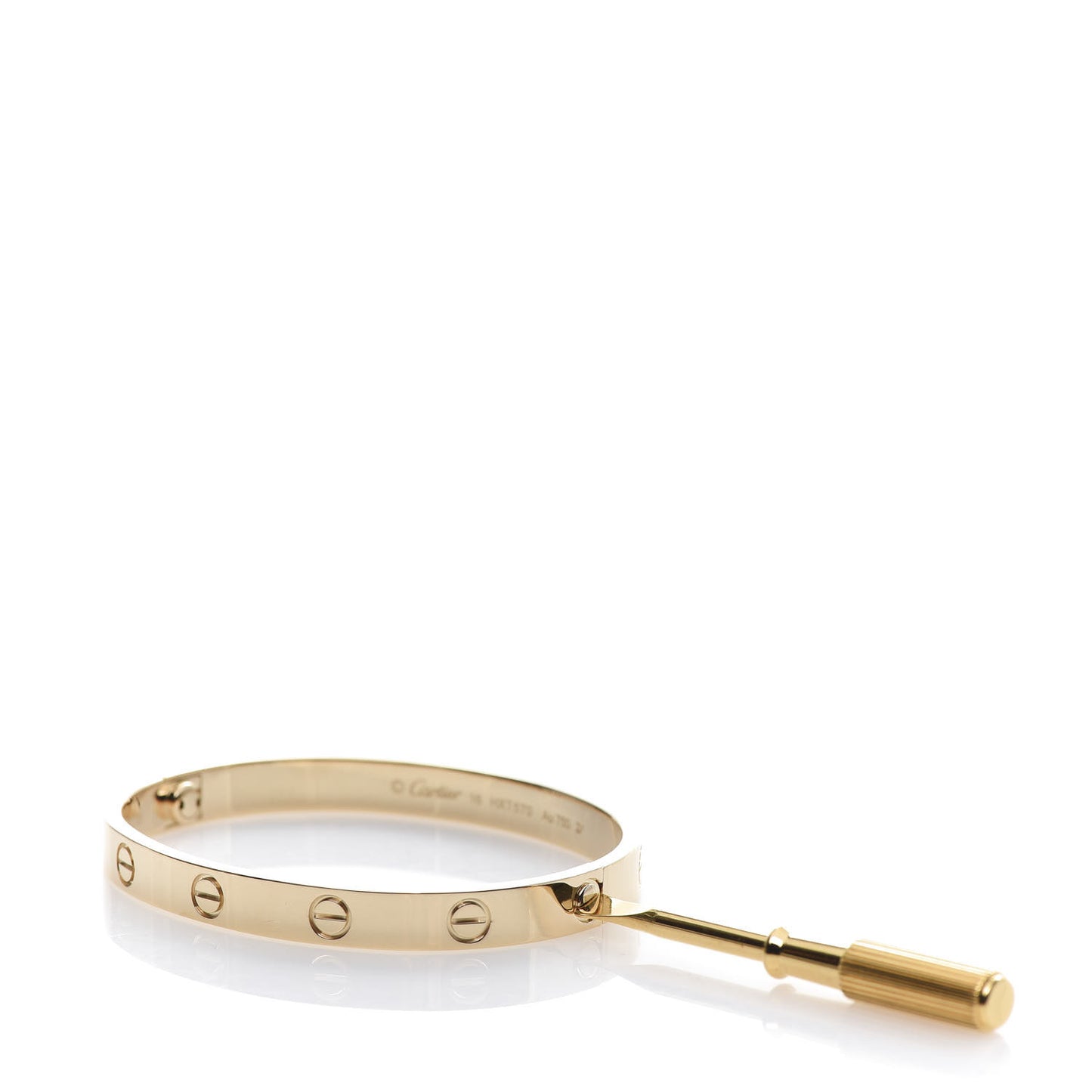 18K Yellow Gold LOVE Bracelet 16