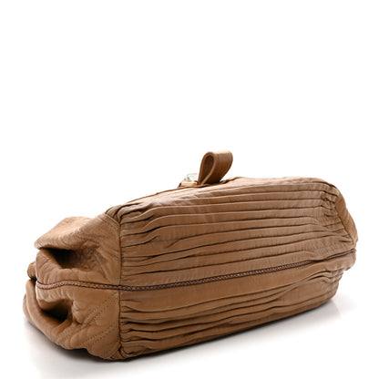 Fendi Nappa Pleated Nuvolata Spy Bone 4 of 14