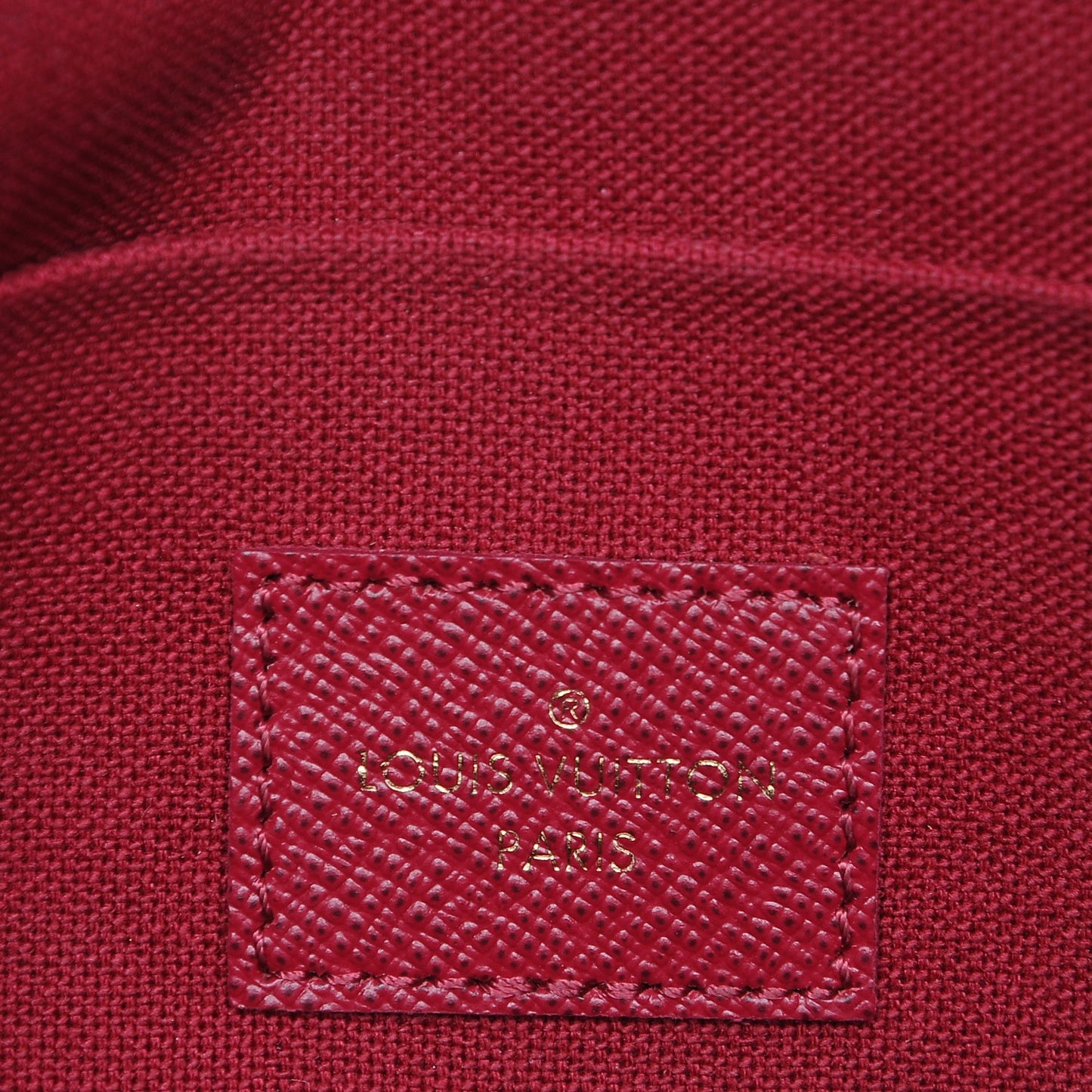 Monogram Pochette Felicie Chain Wallet Fuchsia
