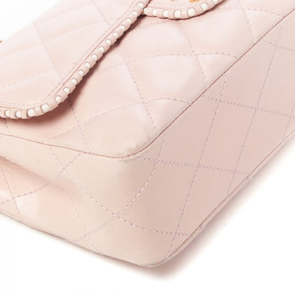 Chanel Lambskin Quilted Medium Single Flap Light Pink 5 of 9