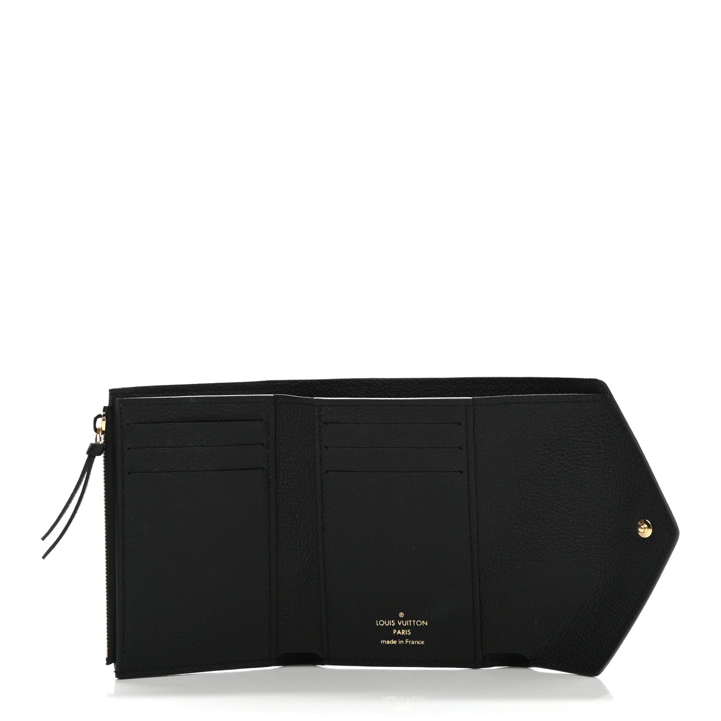 Empreinte Monogram Giant Victorine Wallet Black Beige
