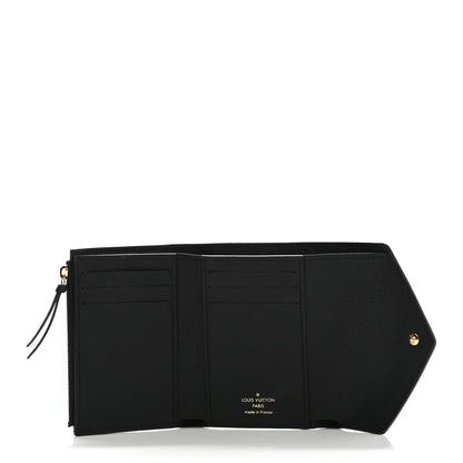 Louis Vuitton Empreinte Monogram Giant Victorine Wallet Black Beige 5 of 7