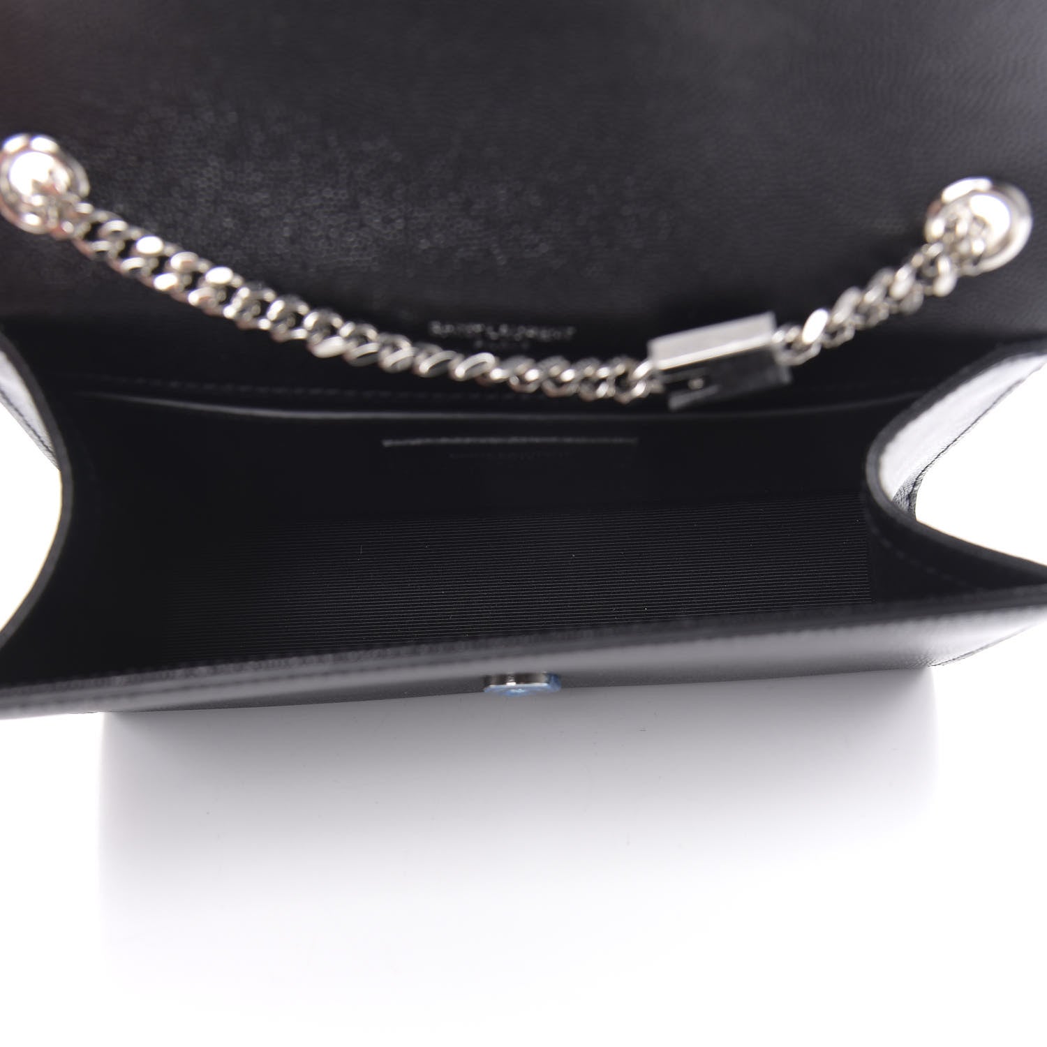 Saint Laurent Calfskin Small Classic Monogram Kate Tassel Satchel Black 5 of 9