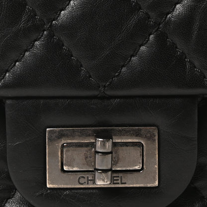Chanel Aged Calfskin Quilted 2.55 Reissue 225 Flap Black 8 of 10