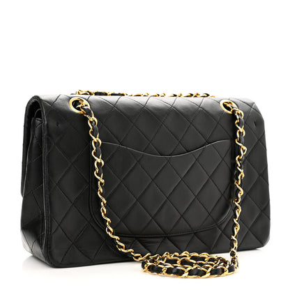 Chanel Lambskin Quilted Medium Double Flap Black 3 of 10