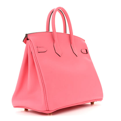 Hermes Swift Birkin 25 Rose Azalee 3 of 11