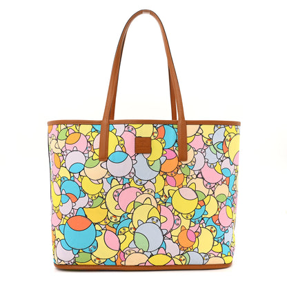 MCM X Eddie Kang Visetos Medium Reversible Shopper Tote White 3 of 17