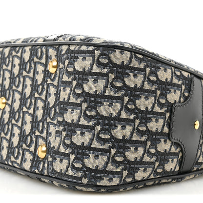 Christian Dior Oblique Large D-Vibe Bowling Bag Navy 10 of 10