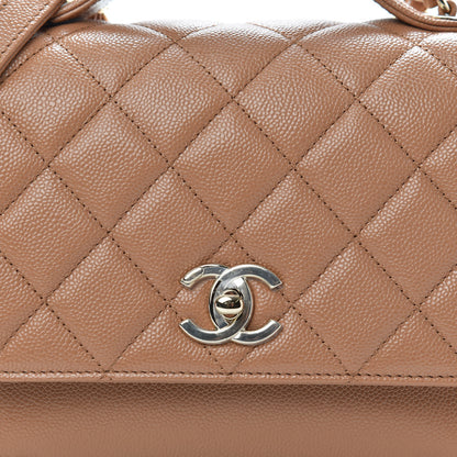 Chanel Caviar Quilted Medium Business Affinity Flap Brown 8 of 11