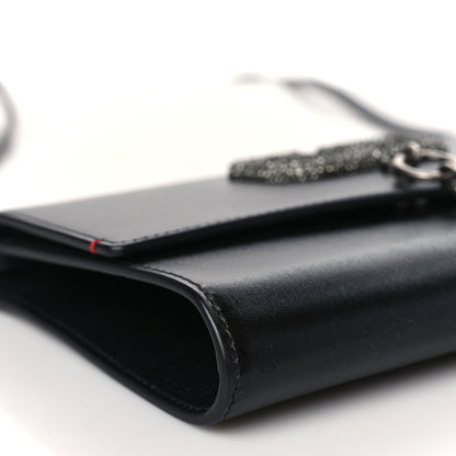 Valentino Garavani Calfskin VCase Chain Wallet Black 6 of 7