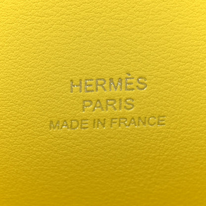 Hermes Swift Kelly Pochette Clutch Lime 6 of 11