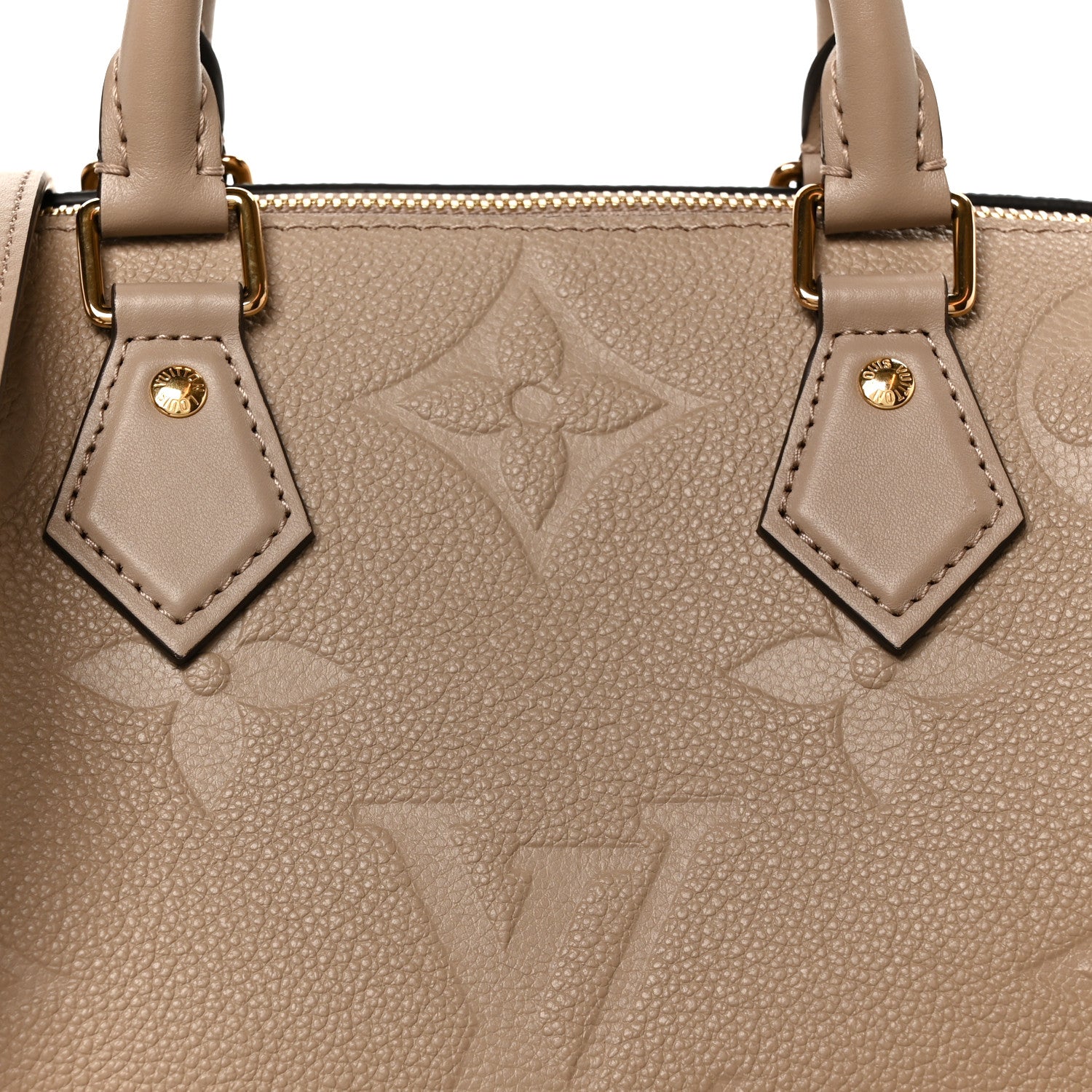 Louis Vuitton Empreinte Monogram Giant Speedy Bandouliere 25 Tourterelle 9 of 11
