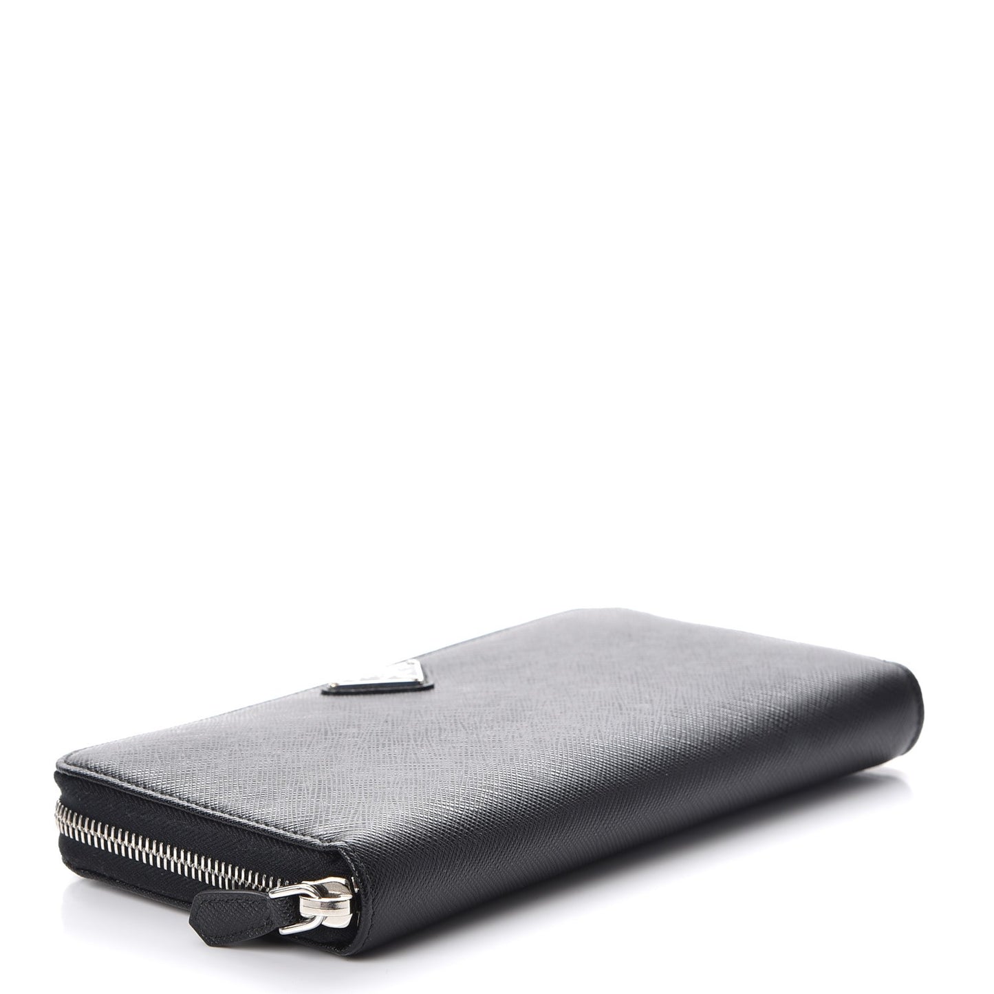 Saffiano Zip Around Wallet Nero Black