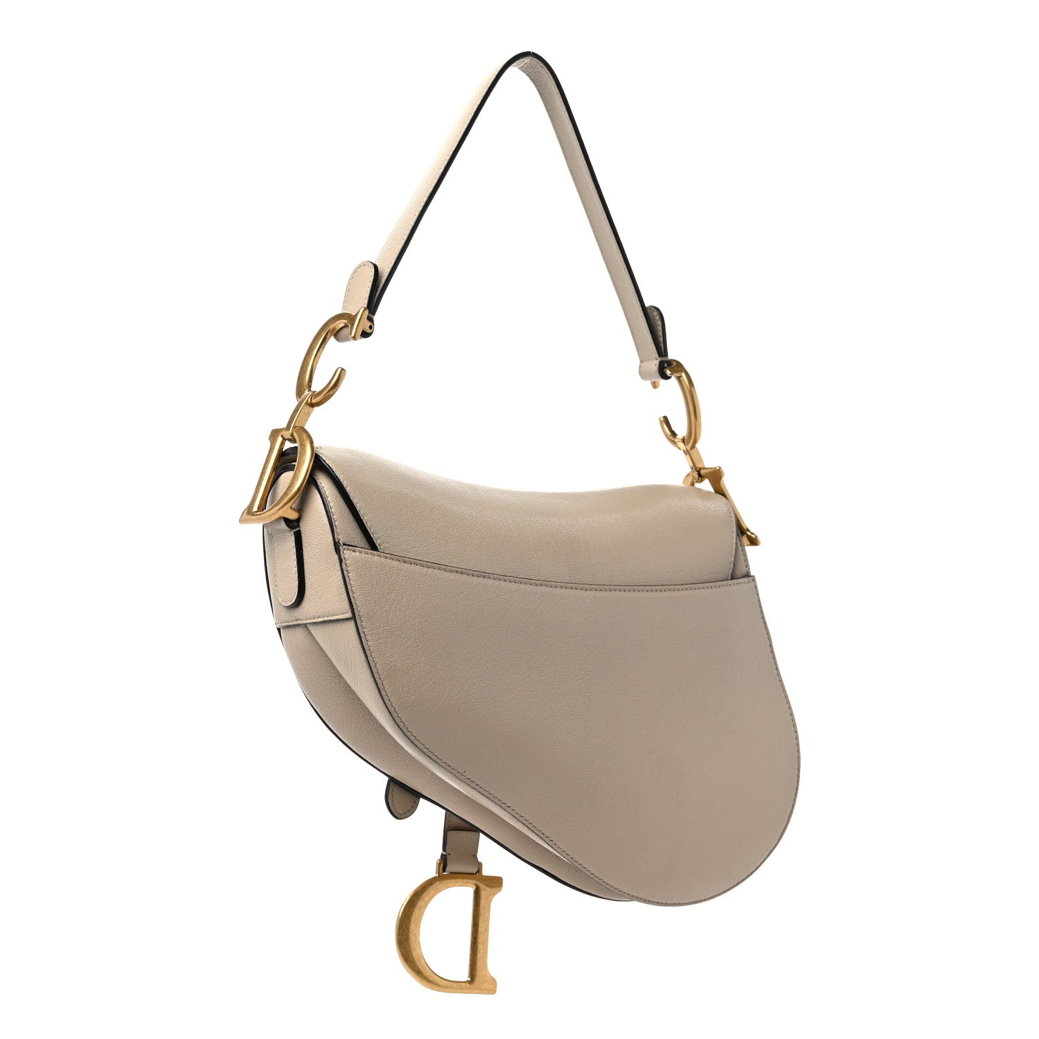 Christian Dior Shiny Goatskin Saddle Bag Corda 3 of 12
