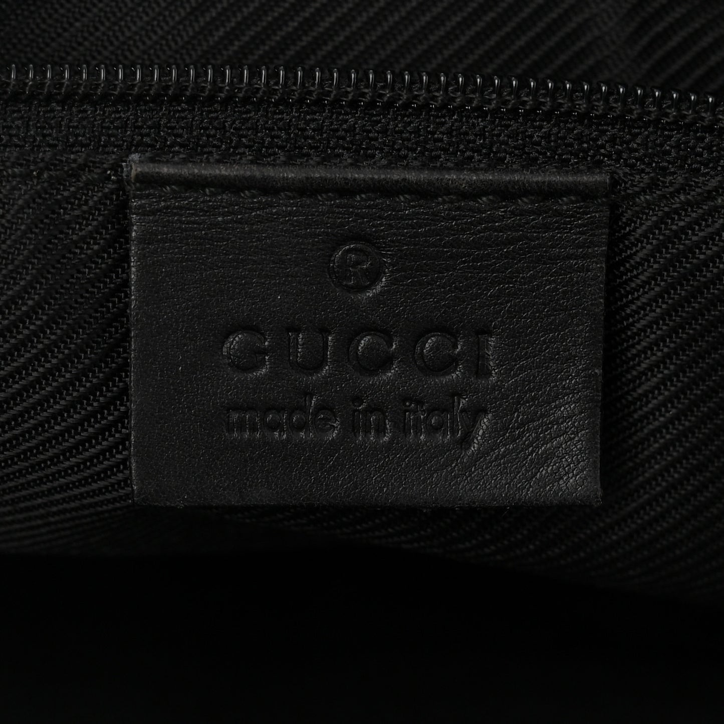 GG Monogram Shoulder Bag Black