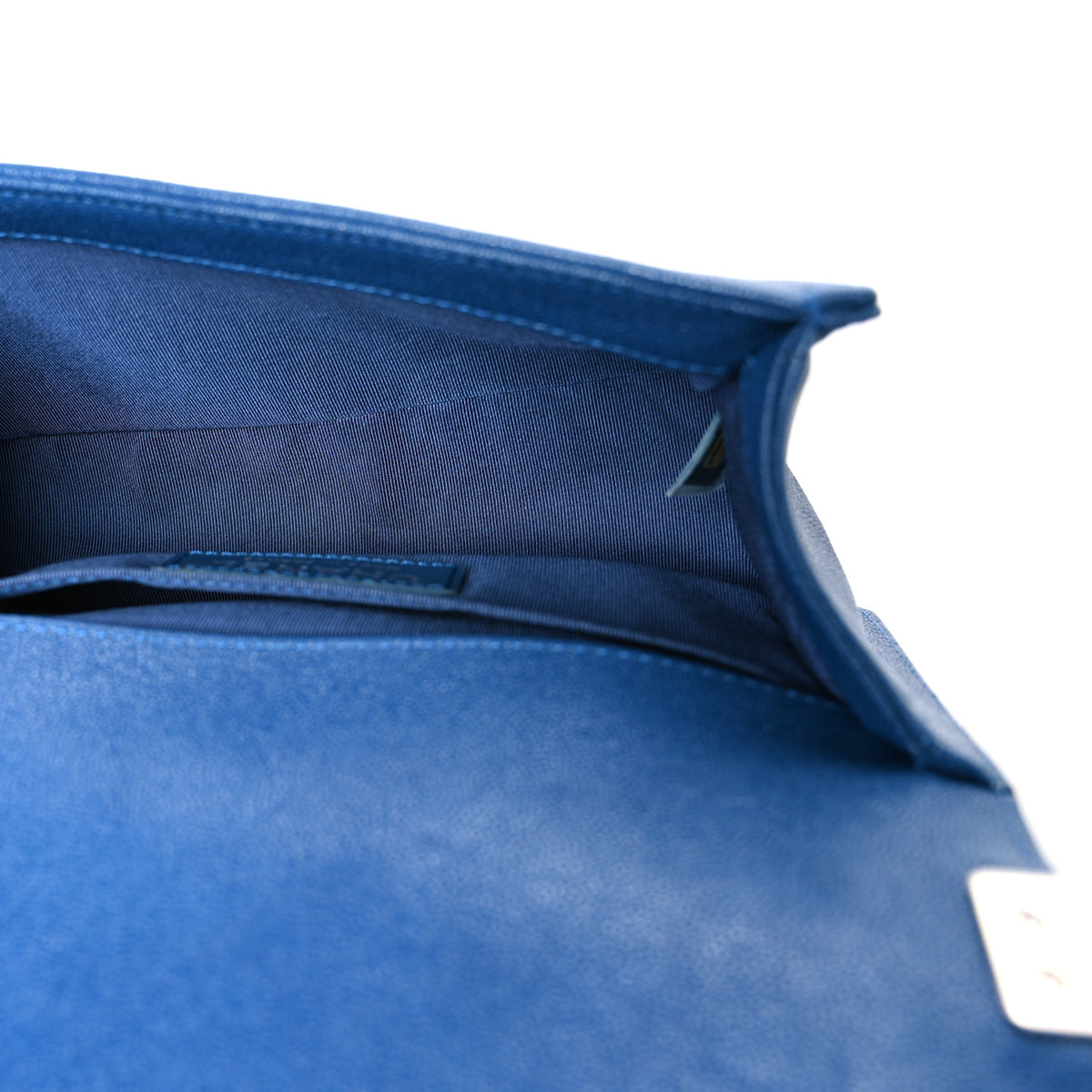 Chanel Caviar Quilted Small Boy Flap Blue 5 of 11