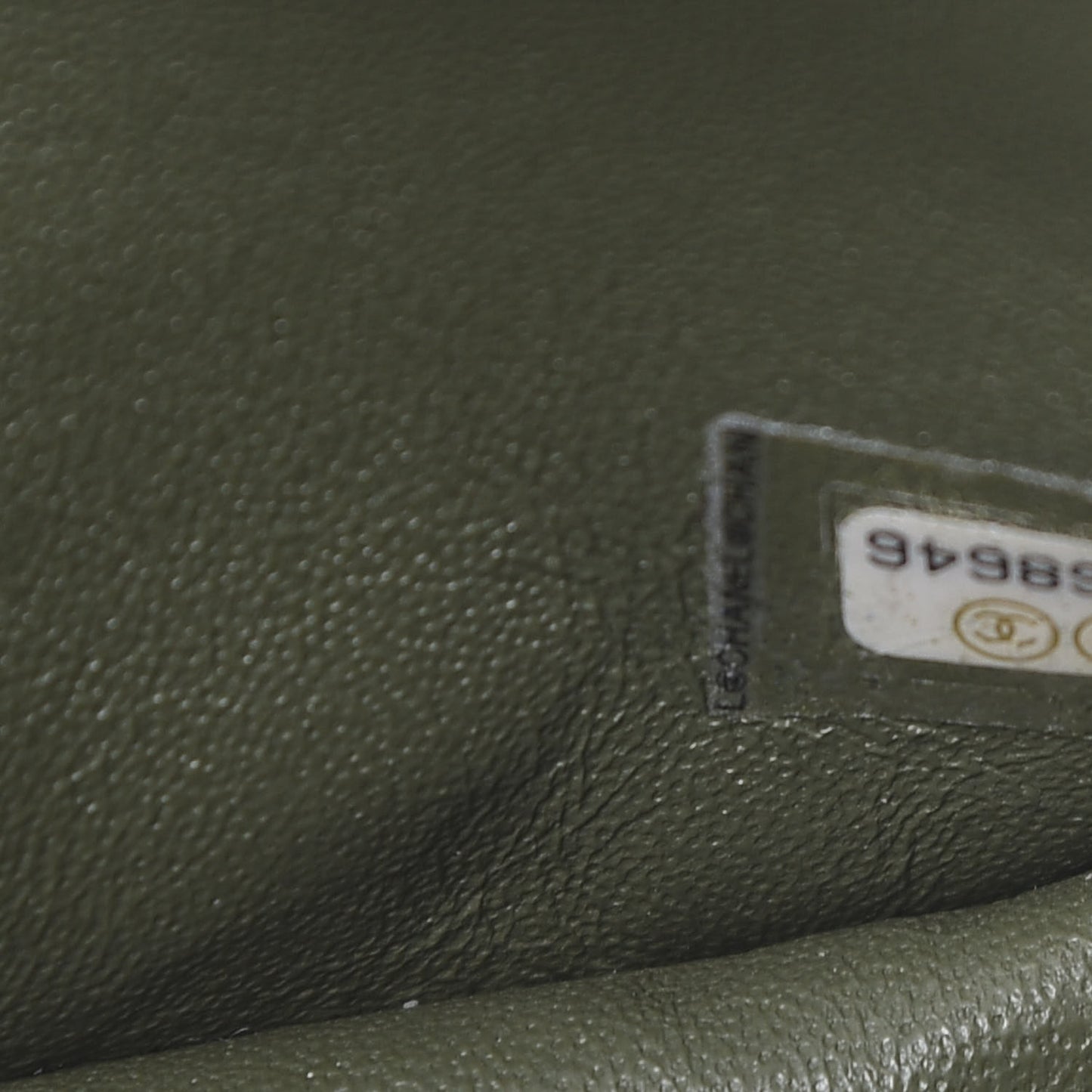 Sheepskin Chevron Quilted 2.55 Reissue 226 Flap Green