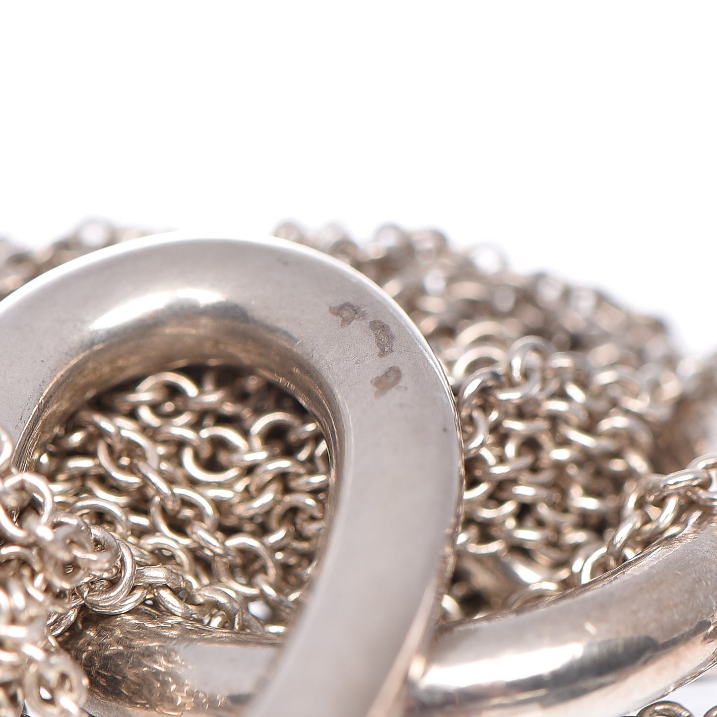 Sterling Silver Heart Mesh Bracelet