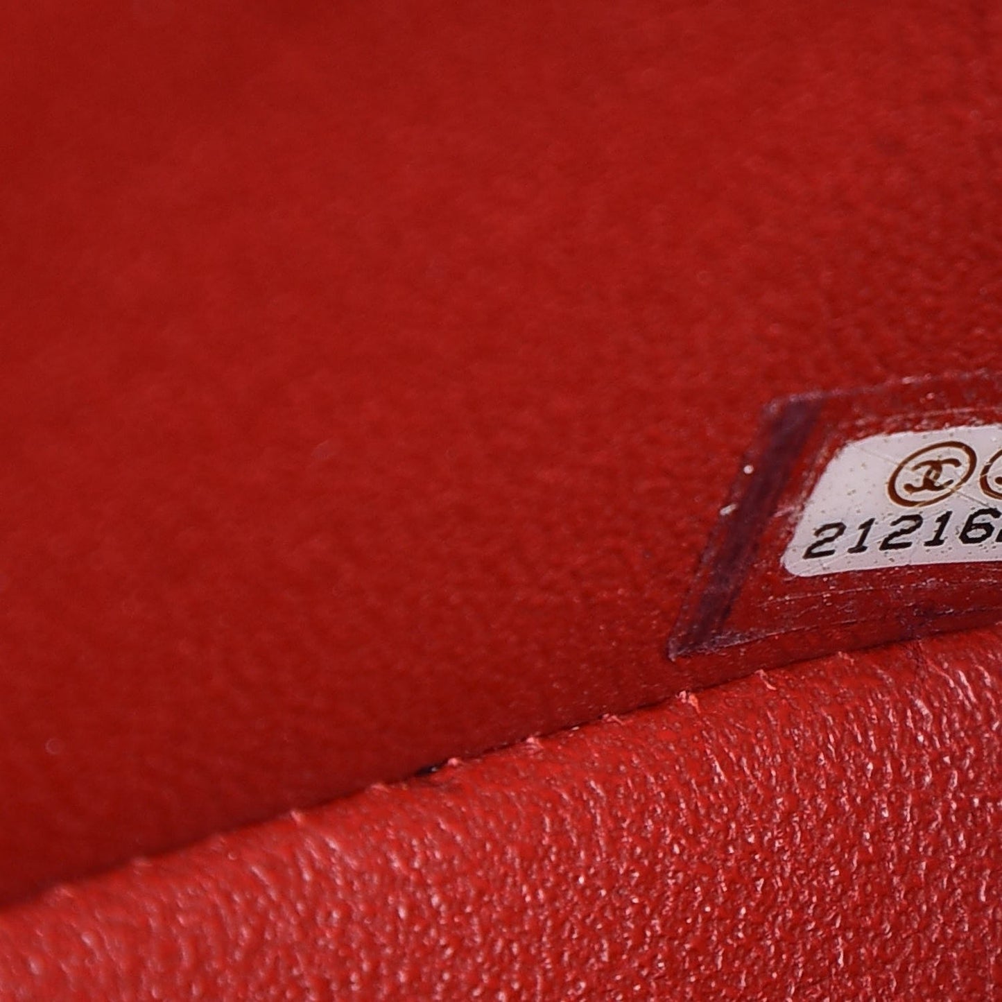 Caviar Quilted Mini Rectangular Flap Red