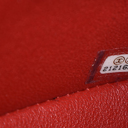 Chanel Caviar Quilted Mini Rectangular Flap Red 7 of 8