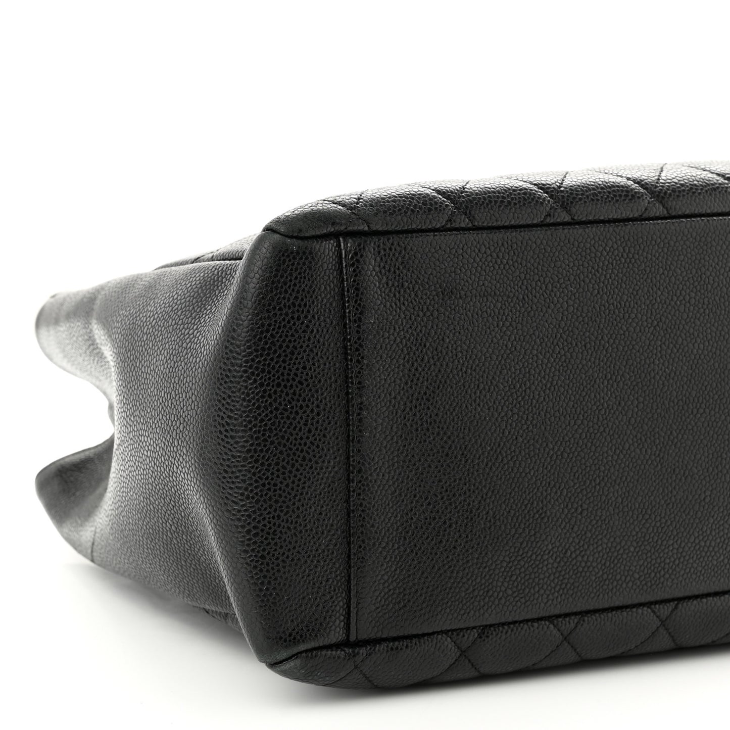 Caviar Quilted Grand Shopping Tote GST Black