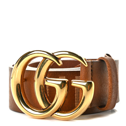 Gucci Faded Calfskin L'Aveugle Par Amour Embroidered Double G 40mm Belt 100 40 Cuir 1 of 3