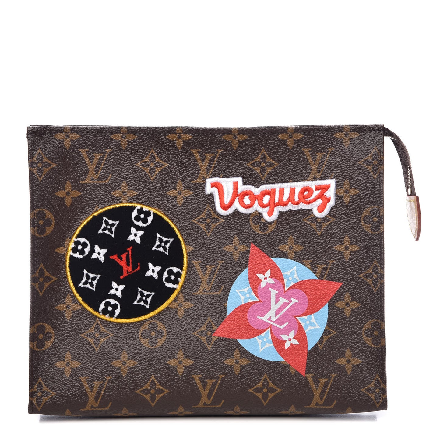 Monogram Travel Stickers Toiletry Pouch 26