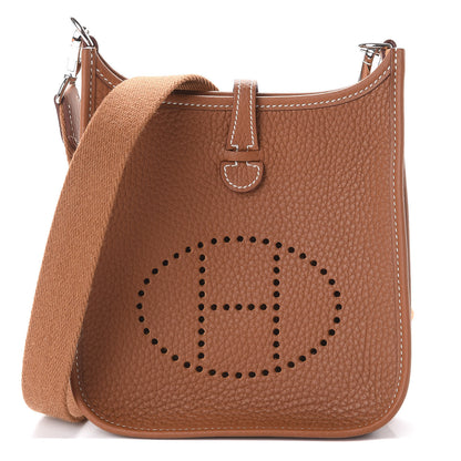 Hermes Taurillon Clemence Evelyne TPM Gold 1 of 11