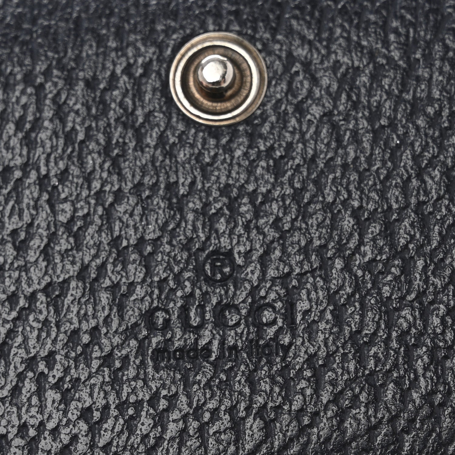 Gucci GG Supreme Monogram Textured Dollar Calfskin Web Ophidia Card Case Beige Blue 6 of 12