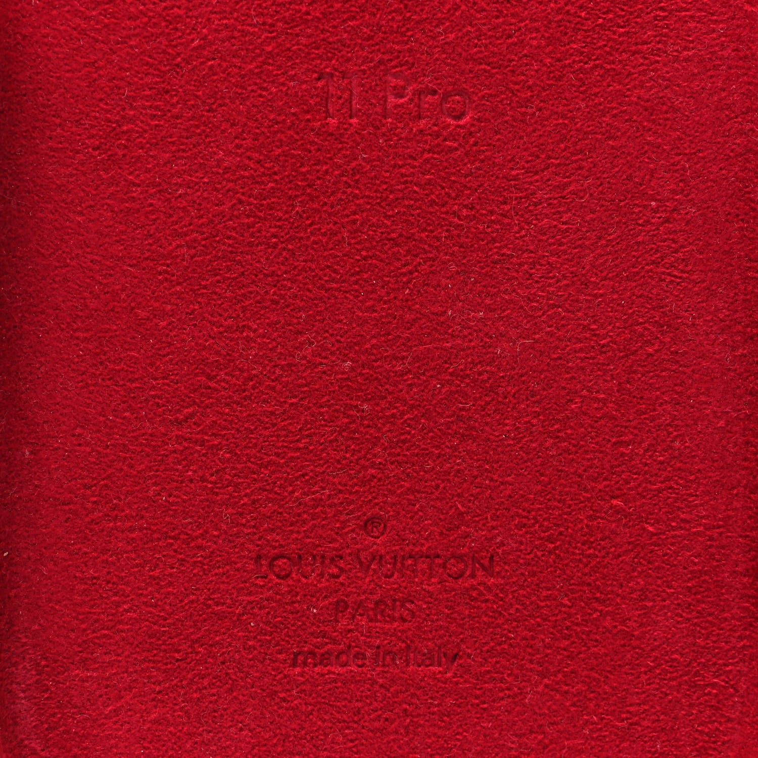 Louis Vuitton Calfskin Monogram iPhone 11 Pro Bumper Scarlet 4 of 18