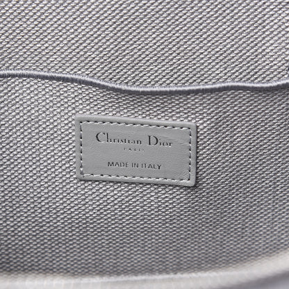 Christian Dior Canvas Embroidered Cannage Diortravel Vanity Case Grey 5 of 9