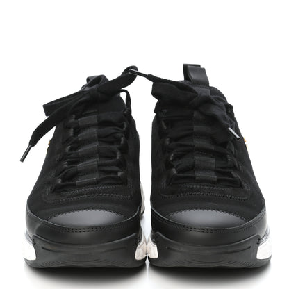 Chanel Velvet Calfskin Mixed Fibers CC Sneakers 37 Black 2 of 8