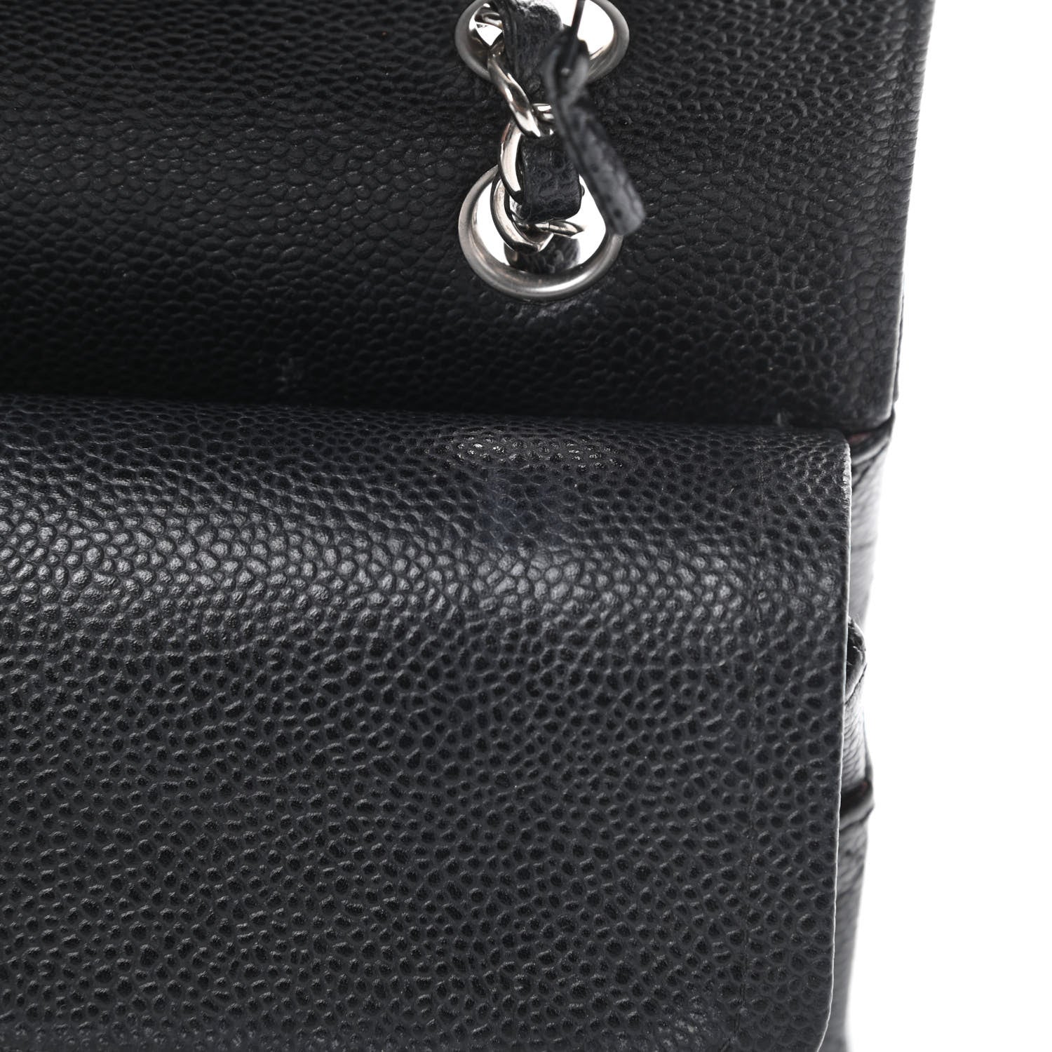 Chanel Caviar Quilted Medium Double Flap Black 11 of 19