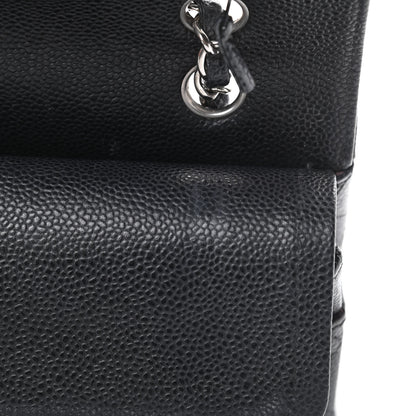 Chanel Caviar Quilted Medium Double Flap Black 11 of 19