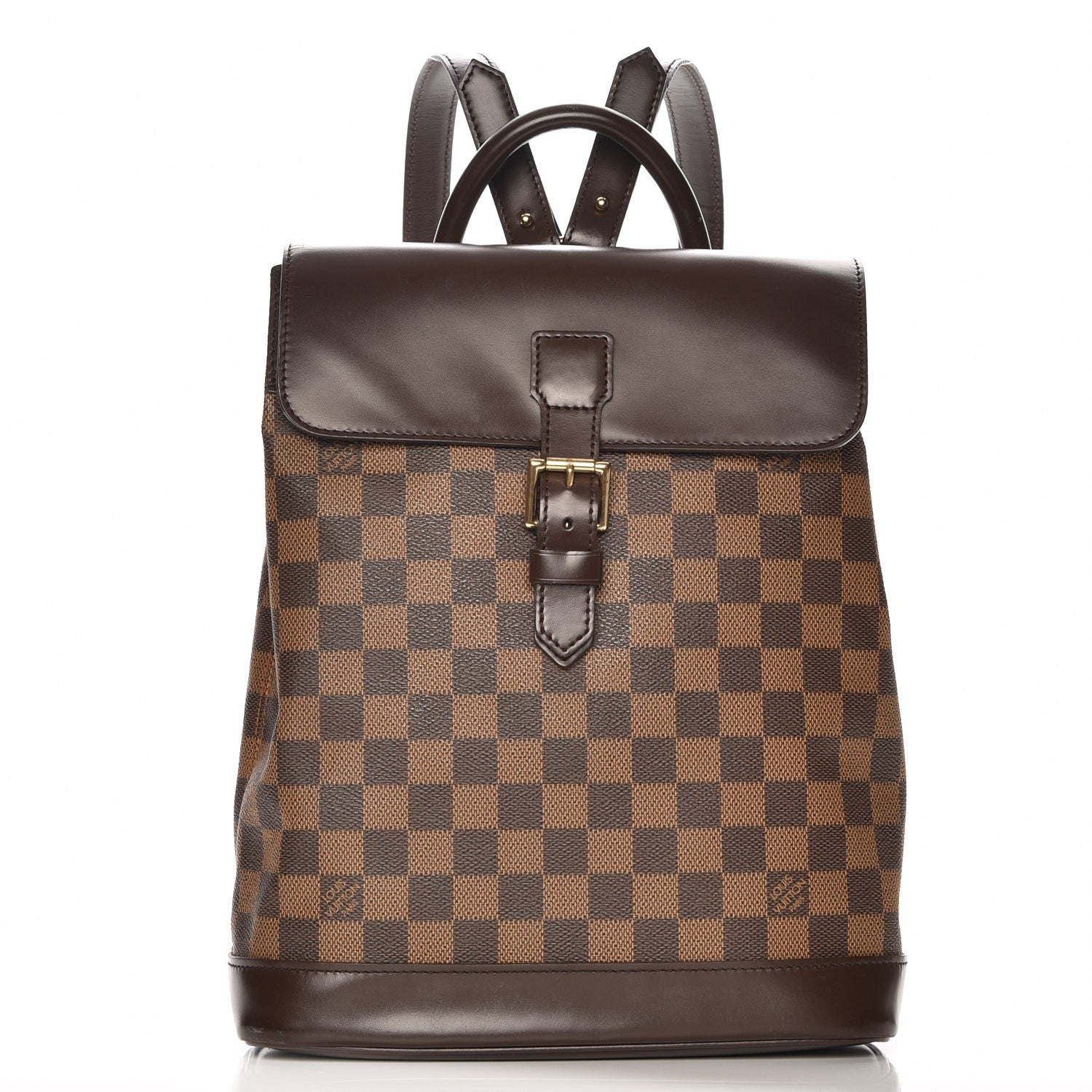 Louis Vuitton Damier Ebene Soho Backpack 1 of 15