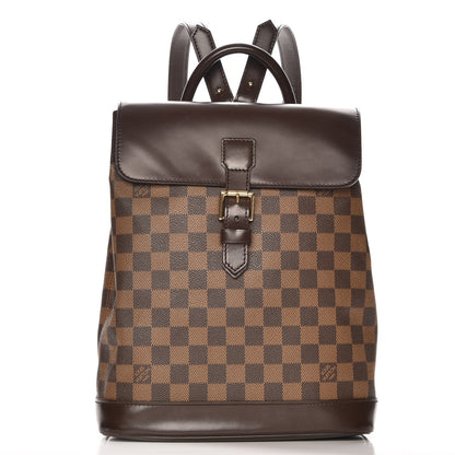 Louis Vuitton Damier Ebene Soho Backpack 1 of 15