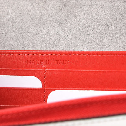 Christian Louboutin Metallic Patent Calfskin Spikes Boudoir Chain Wallet Silver 7 of 10