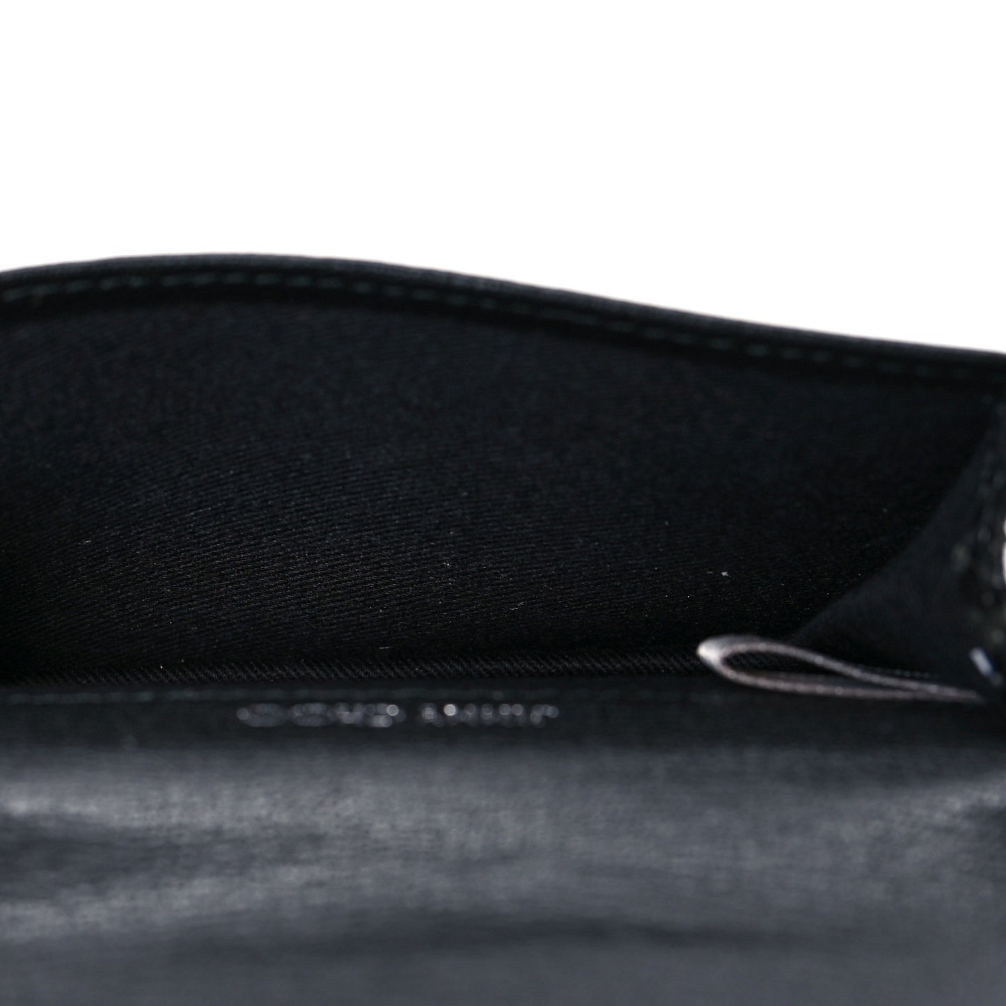 Calfskin Snake Printed Hanne Wallet Anthracite