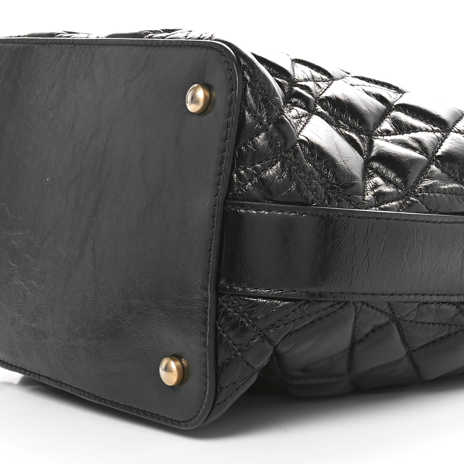 Chanel Glazed Calfskin Quilted State Of The Art Hobo Black 10 of 10
