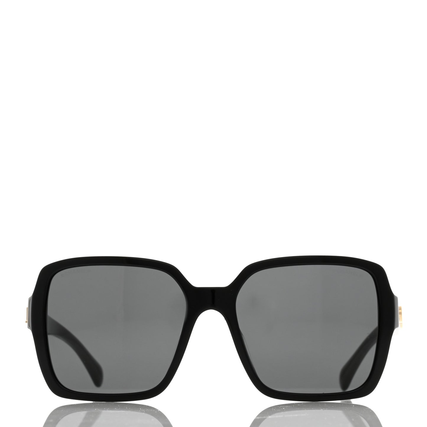 Acetate Square Sunglasses 5408 Black
