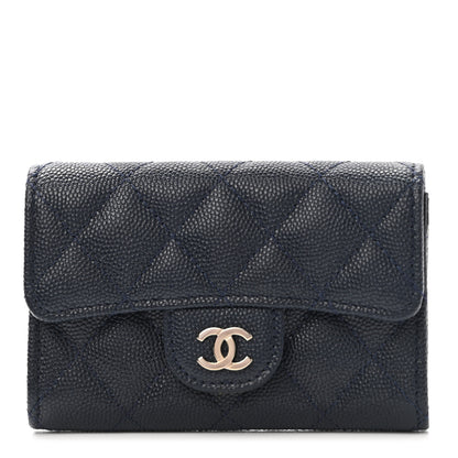 Chanel Caviar Quilted Flap Card Holder Wallet 1 of 8