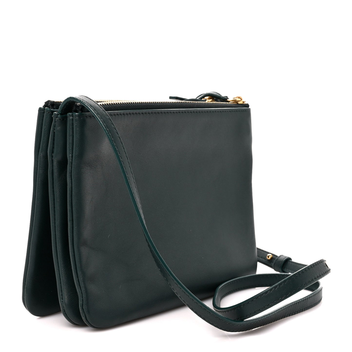 Lambskin Small Trio Crossbody Bag Amazone