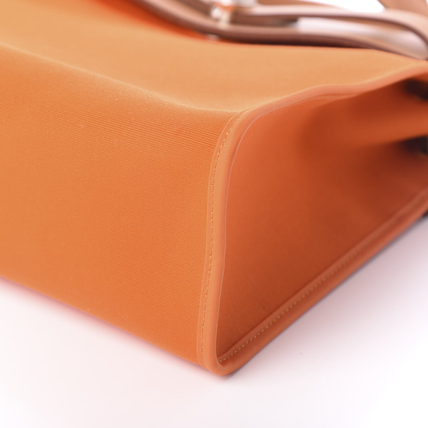 Hermes Vache Hunter Toile Herbag Zip 31 PM Orange 9 of 9