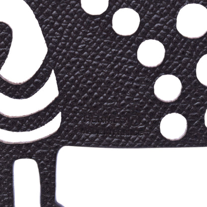 Hermes Epsom Petit H Peacock Bag Charm Bleu Nuit 3 of 4